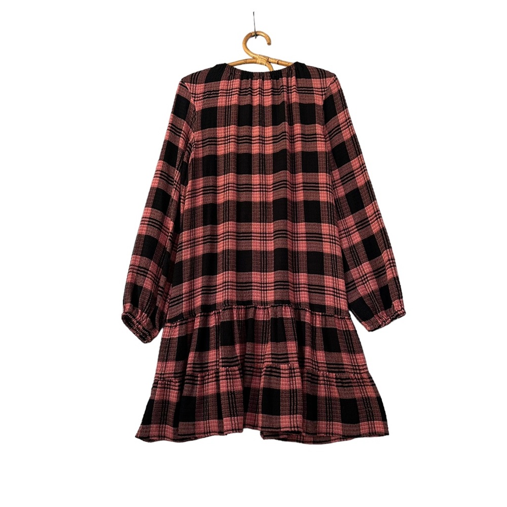 Anthropologie | Cloth & Stone | Daia Plaid Mini Dress Size S‎ *no belt* - Picture 5 of 13
